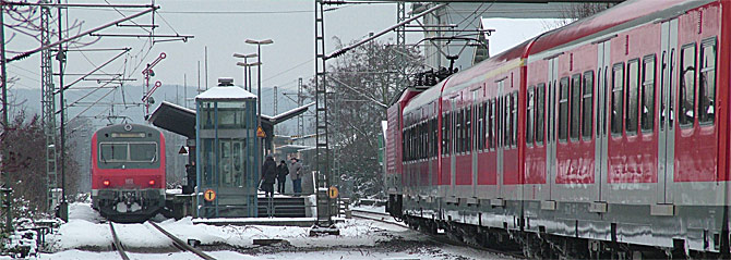 Die S6 im Schnee